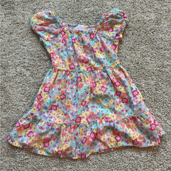 The Children's Place Floral Dress short sleeve sundress Size 3T - Picture 4 of 5